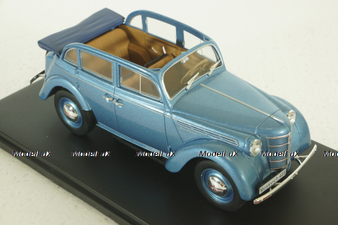Москвич-400, 1947, синий, Hachette 1:24