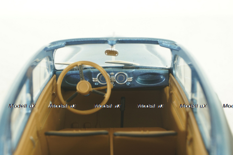 Москвич-400, 1947, синий, Hachette 1:24