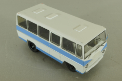 Уралец-66 белый/голубой, Наши Автобусы №67, Modimio 1:43