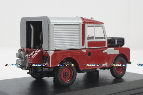 Land Rover 88 Fire Appliance, red, 188012 Oxford 1:43