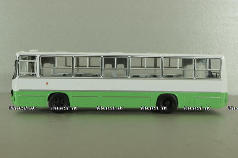 Икарус-260.06 автобус, белый/зеленый, NA025, Наши Автобусы №25, 1:43