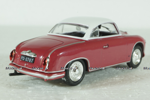 AWZ P70 Coupe 1957, red, DeAgostini1:43