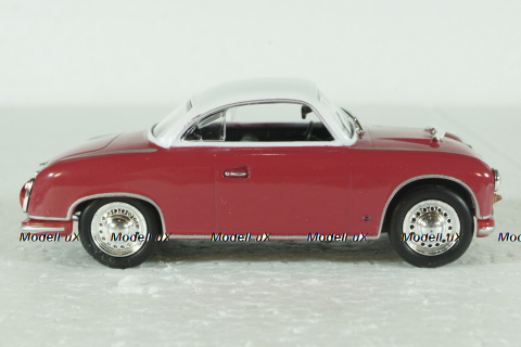 AWZ P70 Coupe 1957, red, DeAgostini1:43