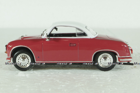 AWZ P70 Coupe 1957, red, DeAgostini1:43
