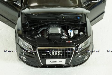 Audi Q5 (8P) 2008, black, Paudi 1:18