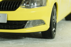 Skoda Fabia III 2015, yellow, 2350Y, Paudi 1:18