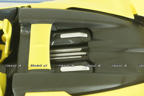 Bugatti W16 Mistral 2023, yellow, BU11051Y, Burago 1:18    