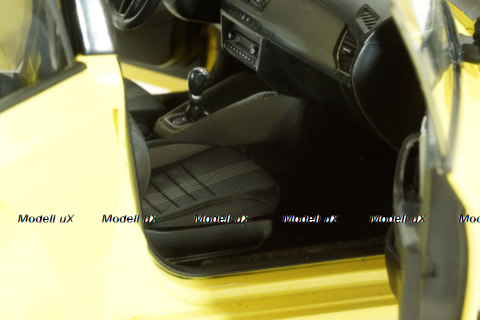Skoda Fabia III 2015, yellow, 2350Y, Paudi 1:18