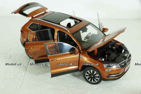 Skoda Karoq 2018, orange, ZSK000001W, Paudi 1:18
