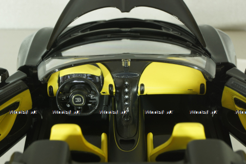 Bugatti W16 Mistral 2023, black,BU11051BK, Burago 1:18   