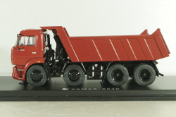 Камаз-6540 8х4 самосвал (ранний), бордовый, SSM1238, SSM 1:43 Уценка!