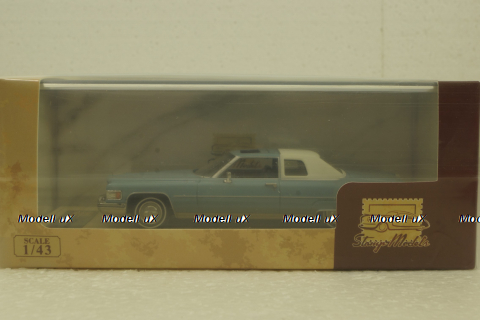 Cadillac Coupe Deville, jennifer blue, STM75602,  Stamp Models 1:43