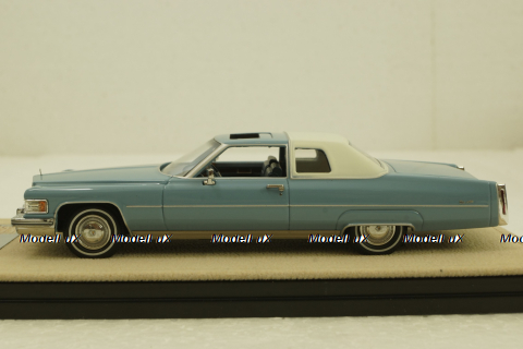 Cadillac Coupe Deville, jennifer blue, STM75602,  Stamp Models 1:43