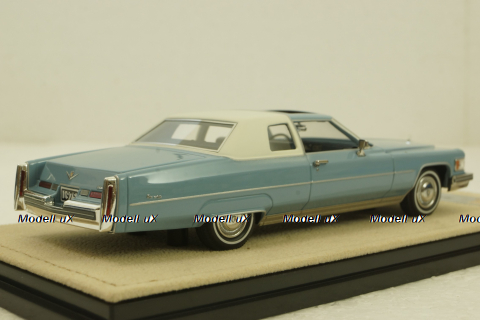 Cadillac Coupe Deville, jennifer blue, STM75602,  Stamp Models 1:43