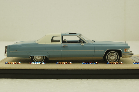Cadillac Coupe Deville, jennifer blue, STM75602,  Stamp Models 1:43