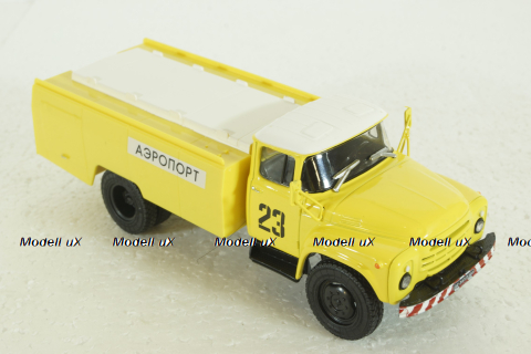 АС-161(130) Аэрофлот, Зил-130 желтый, Автолегенды СССР, Грузовики 1:43