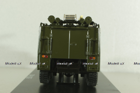 АЦ-40(43202)ПМ-102Б пожарная автоцистерна на шасси Урал-43202, хаки, SSM1233, SSM 1:43