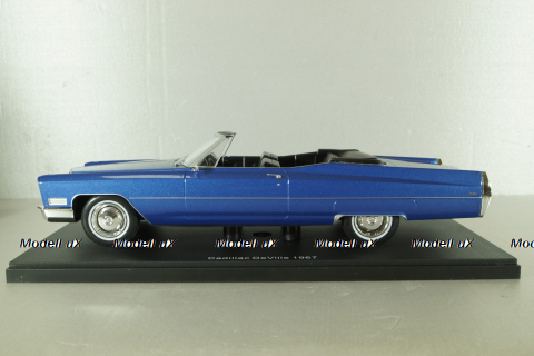 Cadillac DeVille Convertible 1967, blue, 180318, KK-Scale 1:18