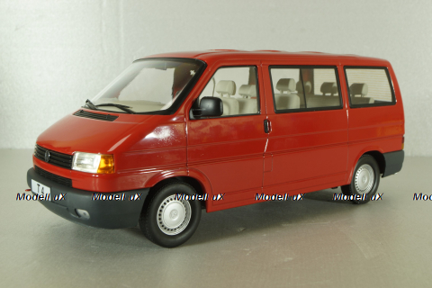 Volkswagen T4 Caravelle 1990, red, 180261, KK-Scale 1:18