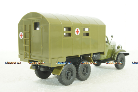 Зил-157 Кунг-1М, Военный, TR1040, Наши Грузовики 1:43