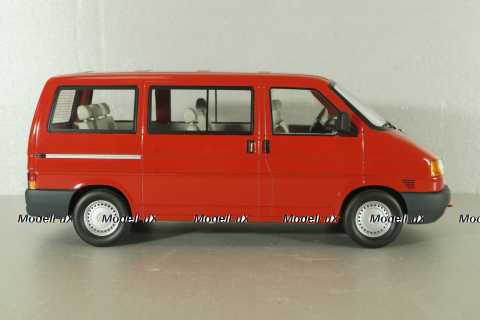 Volkswagen T4 Caravelle 1990, red, 180261, KK-Scale 1:18