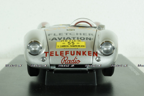 Porsche 550 1500 RS Spyder Carrera Panamericana 1954 Herrmann Nr 55, 85470, AutoArt 1:18