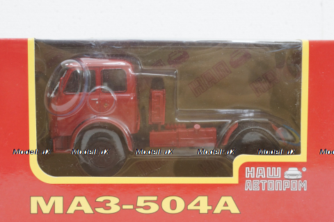 Маз-504А тягач красный, Н761, Наш Автопром 1:43
