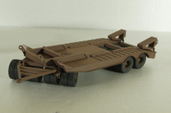 Прицеп ЧМЗАП-5208 , коричневый, Modellux 1:43