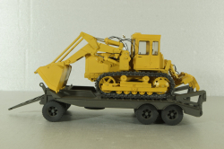 Прицеп ЧМЗАП-5208 , темно-серый, Modellux 1:43