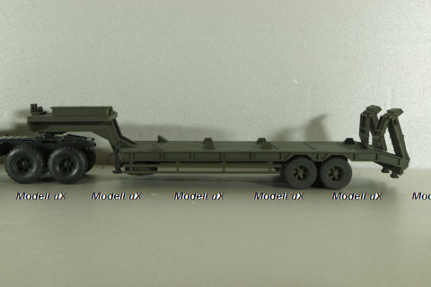 КВСЗ-5001.000 2-х осный п/прицеп-тяжеловоз, хаки, Modellux 1:43