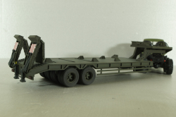 КВСЗ-5001.000 2-х осный п/прицеп-тяжеловоз, хаки, Modellux 1:43