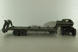 КВСЗ-5001.000 2-х осный п/прицеп-тяжеловоз, хаки, Modellux 1:43