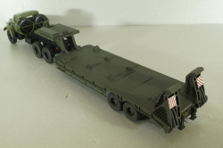 КВСЗ-5001.000 2-х осный п/прицеп-тяжеловоз, хаки, Modellux 1:43