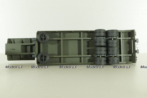 КВСЗ-5001.000 2-х осный п/прицеп-тяжеловоз, хаки, Modellux 1:43