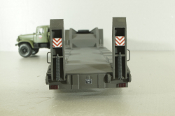 ЧМЗАП-9990 п/прицеп-тяжеловоз, серый, Modellux 1:43