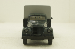 УралЗис-355М, борт с тентом, зеленый/серый, АвтоИстория 1:43