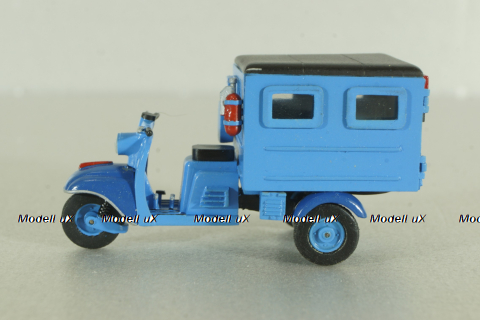ТГ-200 Тула мотороллер с будкой 1959г, синий, Артель "Universal" 1:43 