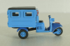 ТГ-200 Тула мотороллер с будкой 1959г, синий, Артель "Universal" 1:43 
