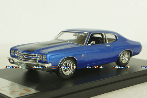 Chevrolet Chevelle SS  1970 blue metallic / black, PRD464, Premium X 1:43