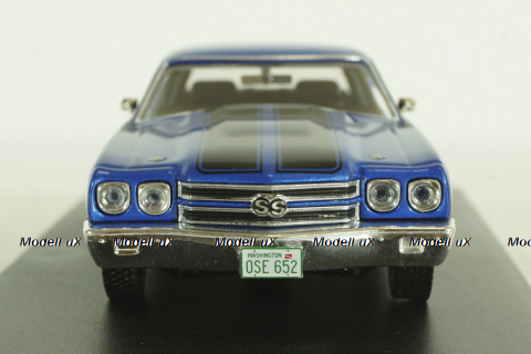 Chevrolet Chevelle SS  1970 blue metallic / black, PRD464, Premium X 1:43