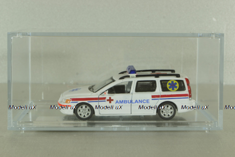 Volvo V70 медицинский 2006, белый, Конверсия 1:43