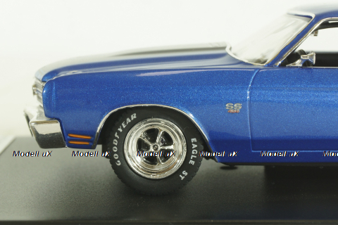 Chevrolet Chevelle SS  1970 blue metallic / black, PRD464, Premium X 1:43