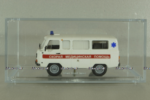 Уаз-452 медицинский, белый, Конверсия 1:43