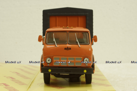 Маз-53352 борт с тентом оражевый 1974, Н296, Наш Автопром 1:43