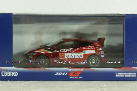 Honda CR-Z Legend Cup 2011 redmetallic with decals, 44693, Ebbro 1:43