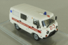 Уаз-452 медицинский, белый, Конверсия 1:43