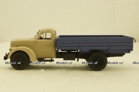 УралЗис-355М, борт, бежевый/синий, АвтоИстория 1:43