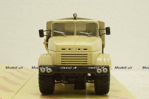 Краз-260 борт с тентом бежевый 1990, Н291, Наш Автопром 1:43