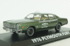 Plymouth Fury, Cab Taxi 1976,  Bverly  Hills COP, 86566, Greenlight 1:43