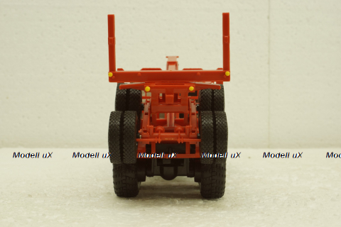 Краз-260Л лесовоз серый/красный, Н728, Наш Автопром 1:43